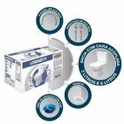 Kit Vaso Sanitário Com Caixa Acoplada E Acessório Loren Squar