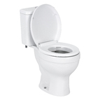 Kit Vaso Sanitário com Caixa Acoplada e Assento Duplo Acionamento 3/6L Saída Vertical Acesso Confort Branco Celite