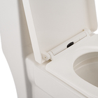 Kit Vaso Sanitário com Caixa Acoplada e Assento Branco Duplo Acionamento 3/6L Saída Vertical Monobloco Redondo Eco