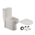 Kit Vaso Sanitário com Caixa Acoplada e Assento Branco Duplo Acionamento 3/6L Saída Vertical Monobloco Redondo Eco