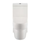 Kit Vaso Sanitário com Caixa Acoplada e Assento Branco Duplo Acionamento 3/6L Saída Vertical Monobloco Redondo Eco