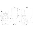 Kit Vaso Sanitário Com Caixa Acoplada E Assento Soft Close Ac