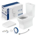 Kit Vaso Sanitário com Caixa Acoplada e Assento Soft Close Bo