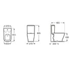 Kit Vaso Sanitário com Caixa Acoplada e Assento Soft Close Ga