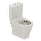 Kit Vaso Sanitário com Caixa Acoplado 3/6L Slim Bege Fosco Celite