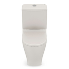 Kit Vaso Sanitário com Caixa Acoplado 3/6L Slim Bege Fosco Celite