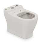 Kit Vaso Sanitário com Caixa Acoplado 3/6L Slim Bege Fosco Celite