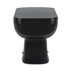 Kit Vaso Sanitário Convencional com Assento Preto Saída Vertical Misti Icasa