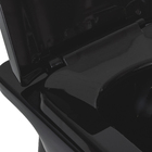 Kit Vaso Sanitário Convencional com Assento Preto Saída Vertical Misti Icasa