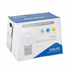 Kit Vaso Sanitário Convencional com Assento Preto Saída Vertical Misti Icasa