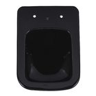 Kit Vaso Sanitário Convencional com Assento Preto Saída Vertical Misti Icasa