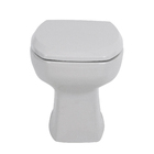 Kit Vaso Sanitário Convencional com Assento Cinza Saída Vertical Thema Incepa