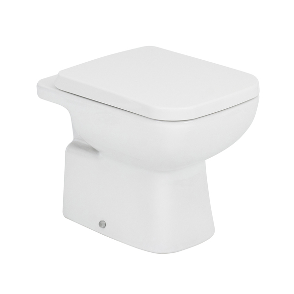 Kit Vaso Sanitário Convencional para Descarga de Parede Branco Vertical Lyon Sensea