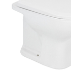 Kit Vaso Sanitário Convencional para Descarga de Parede com Assento Branco Vertical Lille Sensea