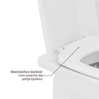 Kit Vaso Sanitário Convencional Branco Saída Vertical Etna Icasa