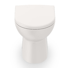 Kit Vaso Sanitário Convencional Smart Bege Celite