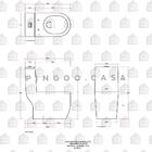 Kit Vaso Sanitário Monobloco Amazonita E Ducha Higiênica Para