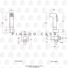 Kit Vaso Sanitário Monobloco Amazonita E Ducha Higiênica Para