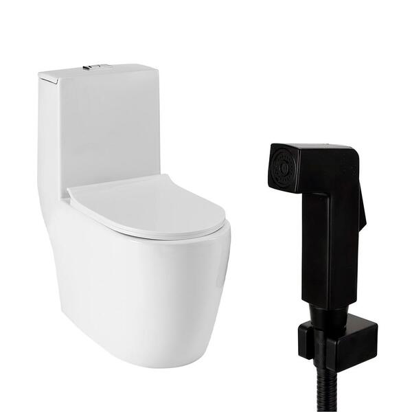 Kit Vaso Sanitário Monobloco Amazonita E Ducha Higiênica Para