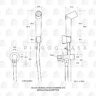 Kit Vaso Sanitário Monobloco Amazonita E Ducha Higiênica Para