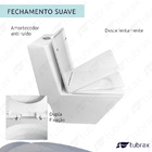 Kit Vaso Sanitário Monobloco Diamante VAB0005 Tubrax + Cuba P