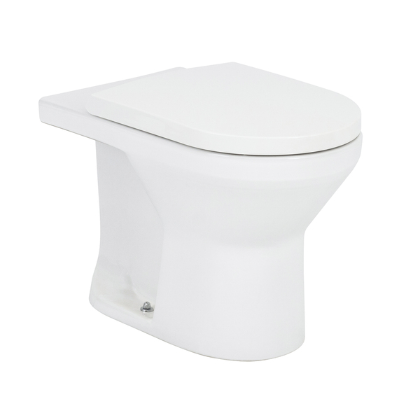 Kit Vaso Sanitário para Descarga de Parede Redondo Branco Vertical Flow Kohler