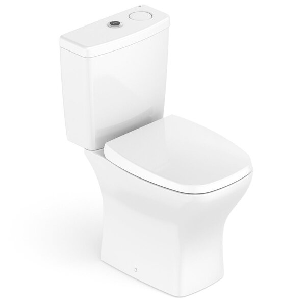 Kit Vaso Sanitário Rimless Com Caixa Acoplada Touchless Smart