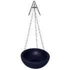 Kit Vaso Suspenso + Suporte Com Corrente Para Plantas Jardim