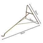 Kit Vaso Suspenso + Suporte Com Corrente Para Plantas Jardim