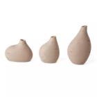 Kit Vasos Em Polirresina - 3 Pcs