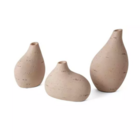 Kit Vasos Em Polirresina - 3 Pcs