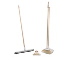Kit Vassoura, Rodo, Escova Com Pá Grande E Pá Pequena 5 Pçs -
