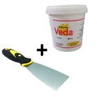 Kit Veda Calha Vedante Super Flexível 1kg Cinza + Espátula