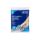 Kit de Vedação e Fixação para Telhas Marfim Aço 8,89x9,7cm com 20 Unidades Afort