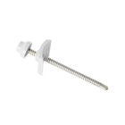 Kit Vedação e Fixação PVC e Aço Branco 20 Unidades Afort