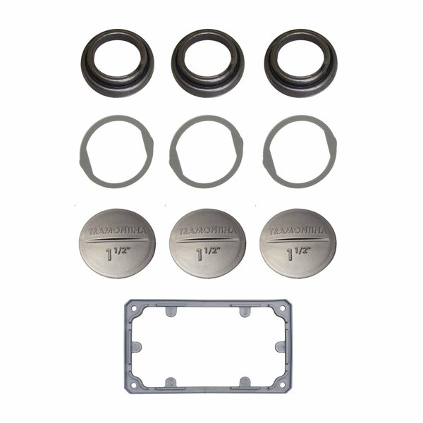 Kit Vedação Ip54 Condulete Múltiplo 3/4" Tramontina