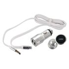 Kit Veicular Carregador Lightning Suporte Prata Oex Kv100