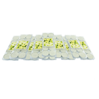 Kit Velas Brancas Não Aromatizadas De Jasmine 50 Unidades