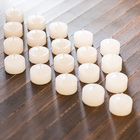 Kit Velas Decorativas 25 unidades de 13g Branco 1,5x3,5cm Lumie