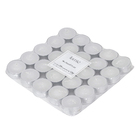 Kit Velas Decorativas 25 unidades de 13g Branco 1,5x3,5cm Lumie