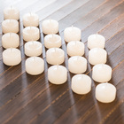 Kit Velas Decorativas 50 unidades de 13g Branco 1,5x3,5cm Lumie