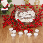 Kit Velas Decorativas 50 unidades de 13g Branco 1,5x3,5cm Lumie