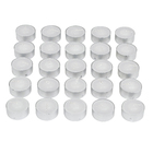 Kit Velas Decorativas 50 unidades de 13g Branco 1,5x3,5cm Lumie