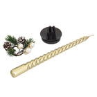 KIT VELAS OURO C/ 2 PCS