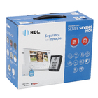 Kit Vídeo Porteiro Sense Seven MCA Branco HDL