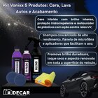 Kit Vonixx 5 Produtos: Cera, Lava Autos E Acabamento