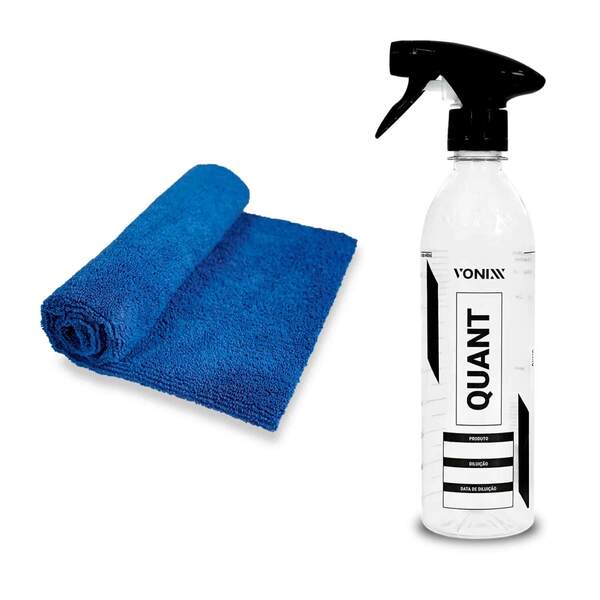 Kit Vonixx Toalha Microfibra + Pulverizador Diluidor Quant