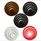 Kits Círculos 3d Decoração De Parede Em 4 Cores 50 Peças