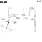 Kohler Crue Misturador Monocomando Gourmet Cromado 22972br