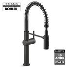 Kohler Crue Monocomando Gourmet Semi Profissional Black